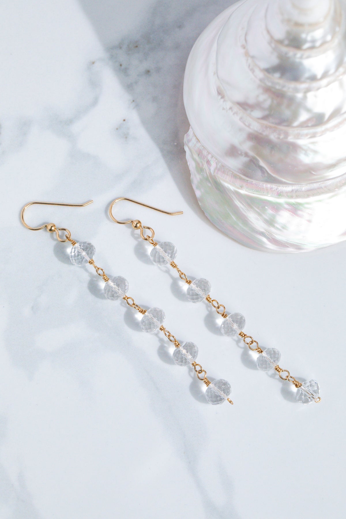 La Suite Crystal Quartz Earrings