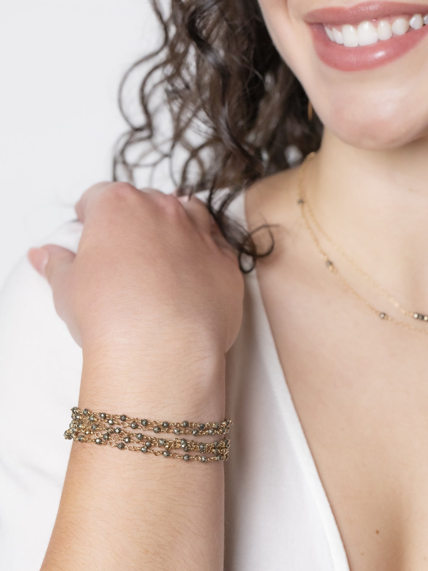 La Suite Pyrite Bracelet