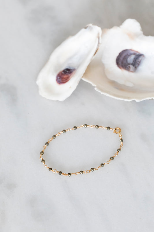 La Suite Pyrite Bracelet