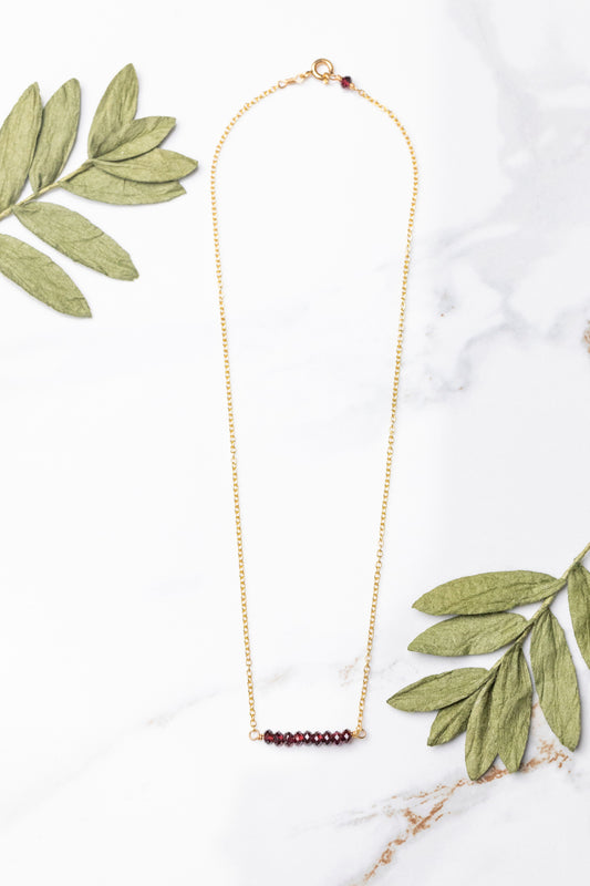 La Connection Garnet Necklace