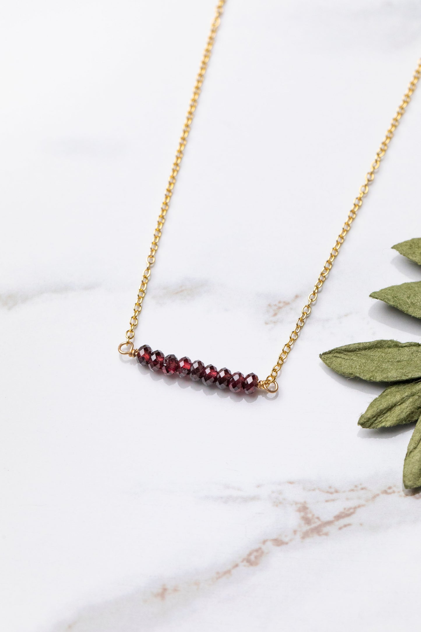 La Connection Garnet Necklace